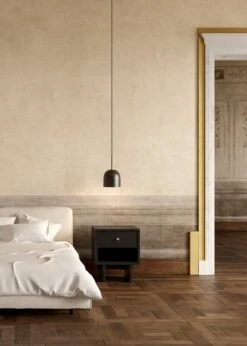 GUBI Howard Pendant Small, Gunmetal Brass 9 GUBI Howard Pendant Small, Gunmetal Brass -Gubi 02 Private Collection Bedroom Crop