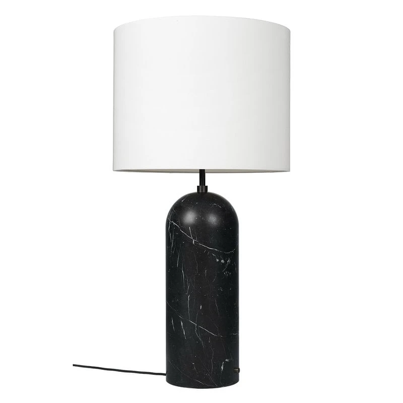 GUBI Gravity XL Floor Lamp, Low, Black Marble - White 3 GUBI Gravity XL Floor Lamp, Low, Black Marble - White