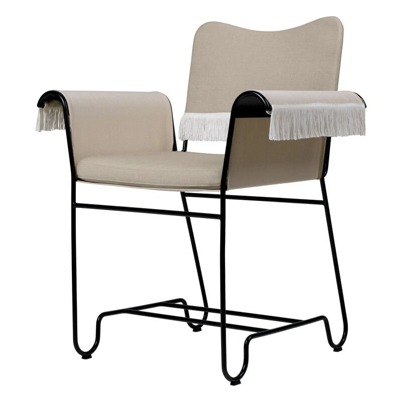 GUBI Tropique Chair With Fringes, Black - Udine 12 3 GUBI Tropique Chair With Fringes, Black - Udine 12