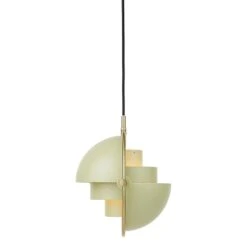 GUBI Multi-Lite Pendant, Small, Brass - Desert Sage 11 GUBI Multi-Lite Pendant, Small, Brass - Desert Sage -Gubi 10110695 SDE Multi Lite Pendant Small Desert Sage On