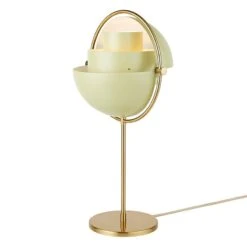 GUBI Multi-Lite Table Lamp, Brass - Desert Sage 9 GUBI Multi-Lite Table Lamp, Brass - Desert Sage -Gubi 10110906 F3Q 2 Multi Lite Table Lamp Small Deseet Sage On