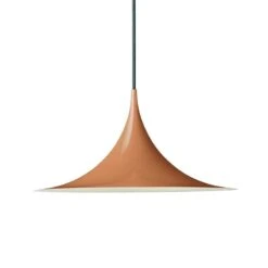 GUBI Semi Pendant, 30 Cm, Roasted Pumpkin, Glossy
