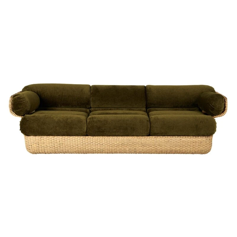 GUBI Basket 3-seater Sofa, Rattan - Mumble 40 7 GUBI Basket 3-seater Sofa, Rattan - Mumble 40 - Image 5