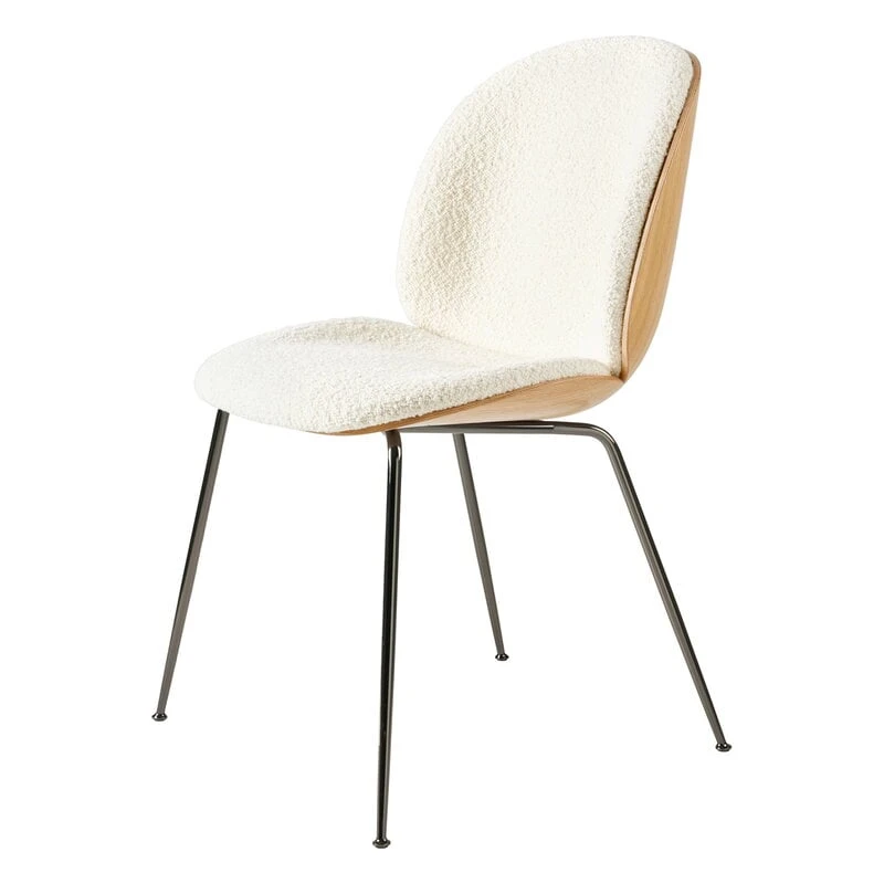 GUBI Beetle Chair, Black Chrome - Oak - Karakorum 001 3 GUBI Beetle Chair, Black Chrome - Oak - Karakorum 001