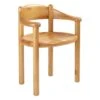 GUBI Daumiller Armchair, Golden Pine -Gubi 10113065 F3Q Daumiller Armchair Golden Pine