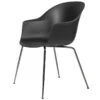 GUBI Bat Chair, Black - Black Chrome Base 1 GUBI Bat Chair, Black - Black Chrome Base -Gubi 1068Gubi 19 TH