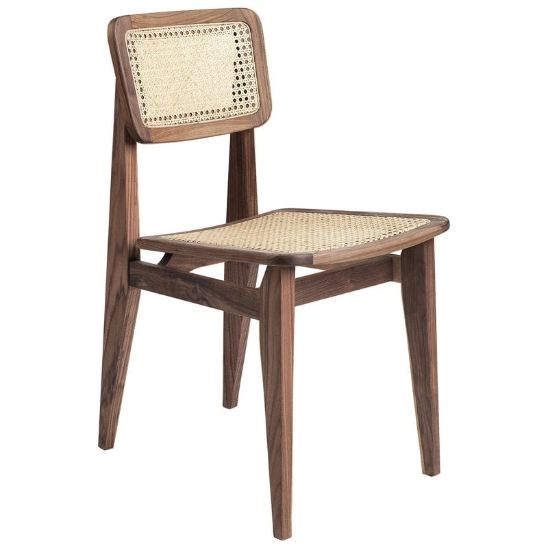 GUBI C-Chair, Cane - Oiled Walnut 3 GUBI C-Chair, Cane - Oiled Walnut