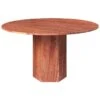 GUBI Epic Dining Table, Round, 130 Cm, Red Travertine 2 GUBI Epic Dining Table, Round, 130 Cm, Red Travertine -Gubi 1138Gubi 20 TH