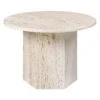 GUBI Epic Coffee Table, Round, 60 Cm, White Travertine 2 GUBI Epic Coffee Table, Round, 60 Cm, White Travertine -Gubi 1148Gubi 20 TH