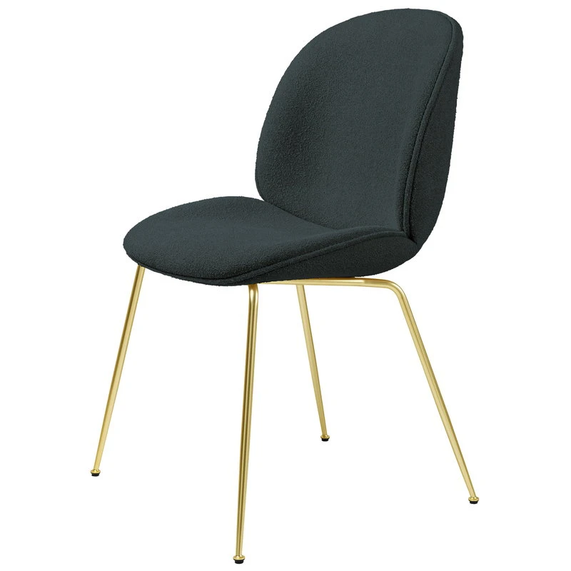 GUBI Beetle Chair, Brass - Light Boucle 28 3 GUBI Beetle Chair, Brass - Light Boucle 28