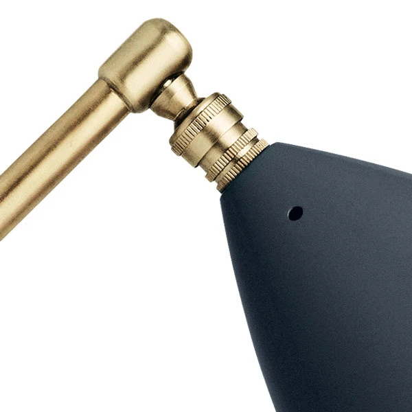 GUBI Gräshoppa Table Lamp, Anthracite Grey 4 GUBI Gräshoppa Table Lamp, Anthracite Grey - Image 2