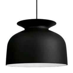GUBI Ronde Pendant 40 Cm, Charcoal Black