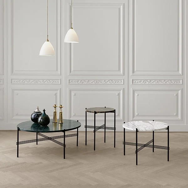 GUBI TS Coffee Table, 55 Cm, Black - Black Marble 5 GUBI TS Coffee Table, 55 Cm, Black - Black Marble - Image 3