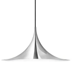 GUBI Semi Pendant 47 Cm, Chrome