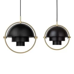 GUBI Multi-Lite Pendant, Brass - Charcoal Black 13 GUBI Multi-Lite Pendant, Brass - Charcoal Black -Gubi 2030 gubi 19 ak