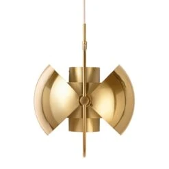 GUBI Multi-Lite Pendant, Small, Brass - Shiny Brass -Gubi 2031 gubi 19 ak