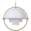 GUBI Multi-Lite Pendant, Brass - White 2 GUBI Multi-Lite Pendant, Brass - White -Gubi 205Gubi iso fv