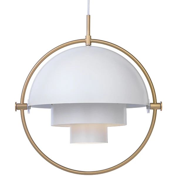 GUBI Multi-Lite Pendant, Brass - White 3 GUBI Multi-Lite Pendant, Brass - White