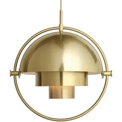 GUBI Multi-Lite Pendant, Brass