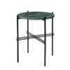 GUBI TS Coffee Table, 40 Cm, Black - Green Marble 1 GUBI TS Coffee Table, 40 Cm, Black - Green Marble -Gubi 20GubiTS iso HV