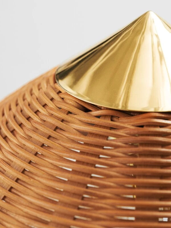 GUBI Tynell 9602 Floor Lamp, Wicker Willow 6 GUBI Tynell 9602 Floor Lamp, Wicker Willow - Image 4