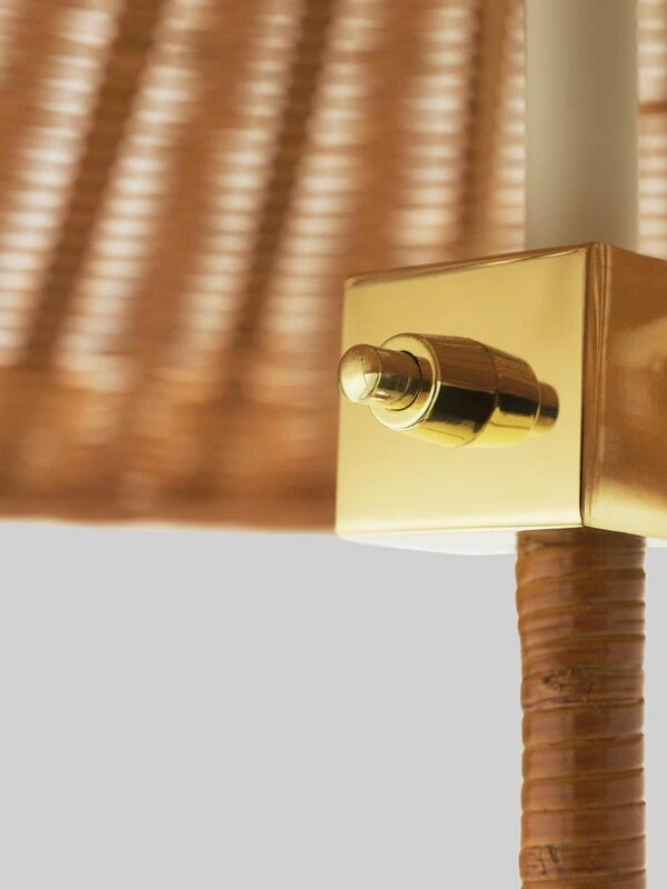 GUBI Tynell 9602 Floor Lamp, Wicker Willow 7 GUBI Tynell 9602 Floor Lamp, Wicker Willow - Image 5