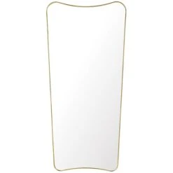 GUBI F.A. 33 Mirror, 70 X 146 Cm, Polished Brass