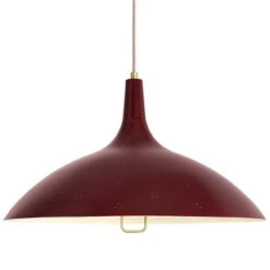 GUBI Tynell 1965 Pendant, Bordeaux