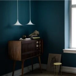 GUBI Semi Pendant 47 Cm, Matt White 9 GUBI Semi Pendant 47 Cm, Matt White -Gubi 28Gubi rosa iso