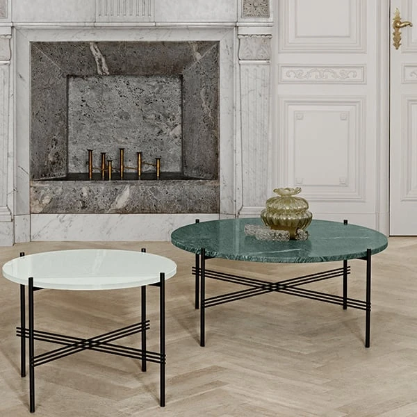 GUBI TS Coffee Table, 80 Cm, Black - Black Marble 5 GUBI TS Coffee Table, 80 Cm, Black - Black Marble - Image 3