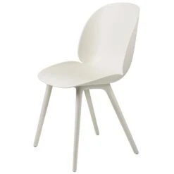 GUBI Beetle Outdoor Dining Chair, Alabaster White