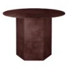 GUBI Epic Coffee Table, Round, 60 Cm, Earthy Red Steel 1 GUBI Epic Coffee Table, Round, 60 Cm, Earthy Red Steel -Gubi 36 GUBI 21 TH