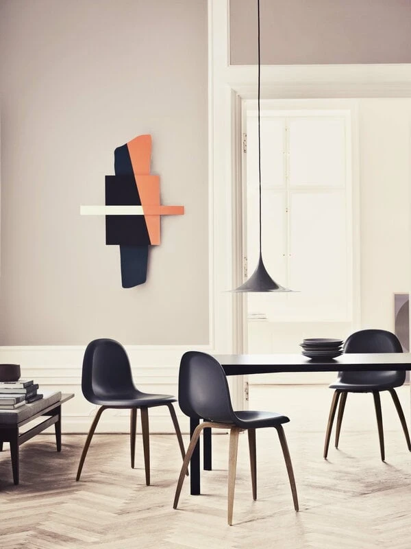 GUBI Semi Pendant 60 Cm, Matt Black 5 GUBI Semi Pendant 60 Cm, Matt Black - Image 3