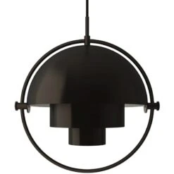 GUBI Multi-Lite Pendant, Black Brass