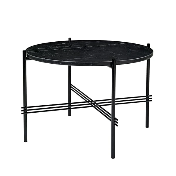 GUBI TS Coffee Table, 55 Cm, Black - Black Marble 3 GUBI TS Coffee Table, 55 Cm, Black - Black Marble