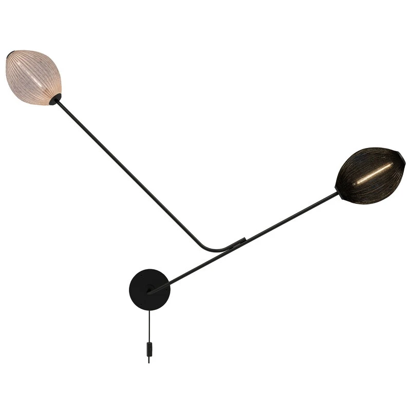 GUBI Satellite Wall Lamp, Black And White 6 GUBI Satellite Wall Lamp, Black And White - Image 4