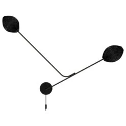 GUBI Satellite Wall Lamp, Soft Black Semi Matt