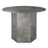 GUBI Epic Coffee Table, Round, 60 Cm, Misty Grey Steel