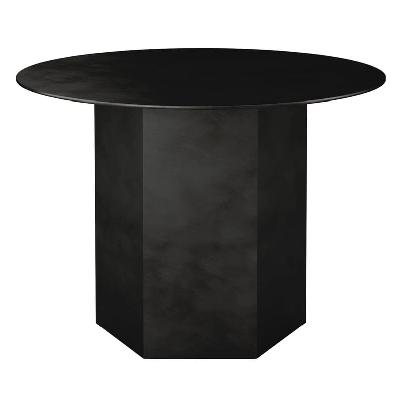 GUBI Epic Coffee Table, Round, 60 Cm, Midnight Black Steel 3 GUBI Epic Coffee Table, Round, 60 Cm, Midnight Black Steel