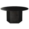 GUBI Epic Coffee Table, Round, 80 Cm, Midnight Black Steel 1 GUBI Epic Coffee Table, Round, 80 Cm, Midnight Black Steel -Gubi 617Gubi AK