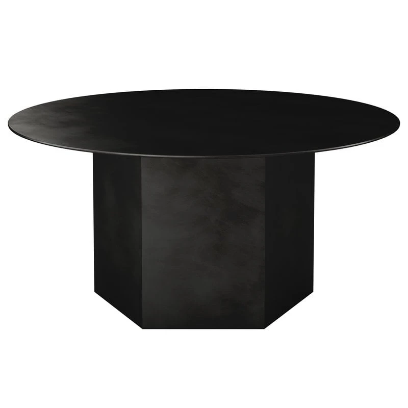 GUBI Epic Coffee Table, Round, 80 Cm, Midnight Black Steel 3 GUBI Epic Coffee Table, Round, 80 Cm, Midnight Black Steel