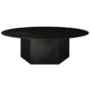 GUBI Epic Coffee Table, Round, 110 Cm, Midnight Black Steel 2 GUBI Epic Coffee Table, Round, 110 Cm, Midnight Black Steel -Gubi 619Gubi AK