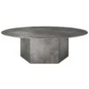GUBI Epic Coffee Table, Round, 110 Cm, Misty Grey Steel 1 GUBI Epic Coffee Table, Round, 110 Cm, Misty Grey Steel -Gubi 620Gubi AK