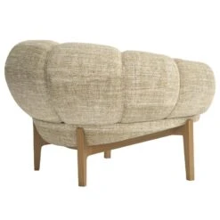 GUBI Croissant Lounge Chair, Oiled Oak - Dedar Smilla 002 8 GUBI Croissant Lounge Chair, Oiled Oak - Dedar Smilla 002 -Gubi 626Gubi AK