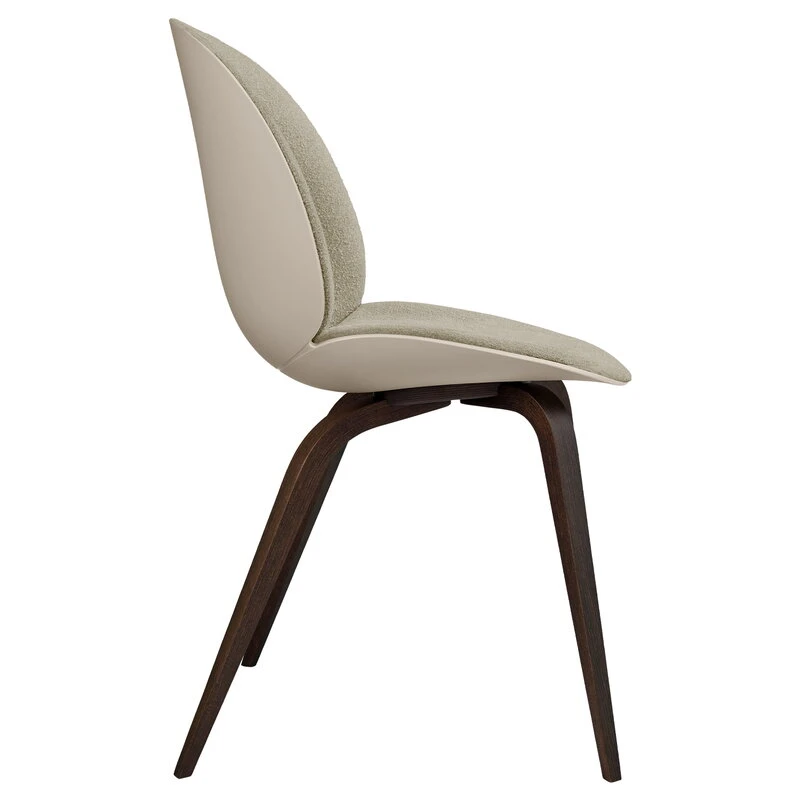 GUBI Beetle Chair, Smoked Oak - Beige - Light Boucle 008 4 GUBI Beetle Chair, Smoked Oak - Beige - Light Boucle 008 - Image 2