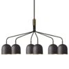 GUBI Howard Chandelier, 6 Arms, Gunmetal Brass 2 GUBI Howard Chandelier, 6 Arms, Gunmetal Brass -Gubi 815Gubi AK