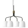 GUBI Howard Chandelier, 4 Arms, Short, Bone China -Gubi 816Gubi AK