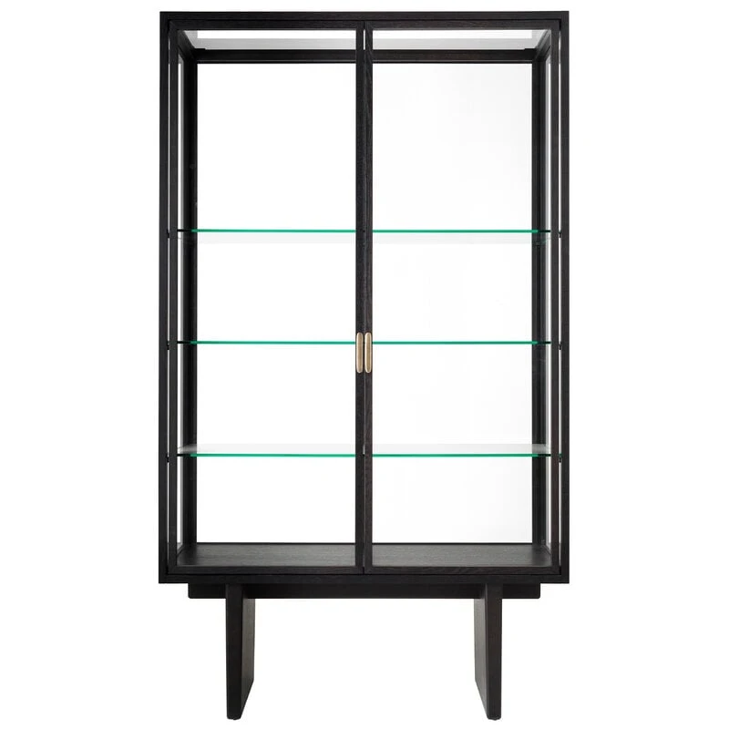 GUBI Private Vitrine, Black / Brown Stained Oak 3 GUBI Private Vitrine, Black / Brown Stained Oak