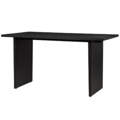GUBI Private Desk 120 X 60 Cm, Black / Brown Stained Oak