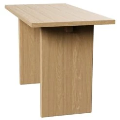 GUBI Private Desk 120 X 60 Cm, Light Stained Oak -Gubi 827Gubi AK